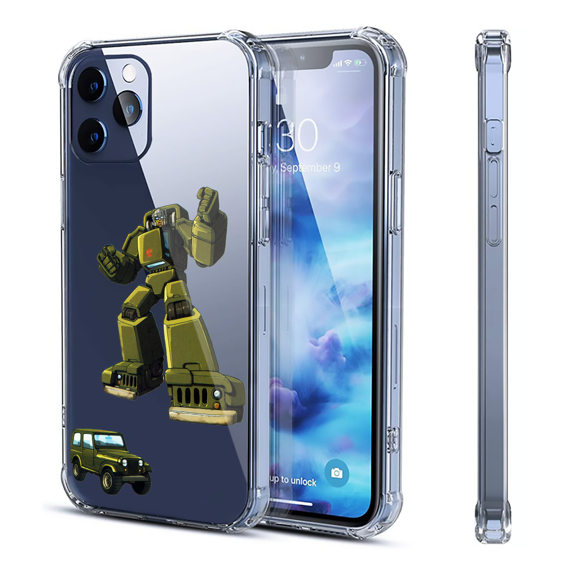 （画像用）  【iPhone 12シリーズ対応】透明スマホケース（クリアソフトケース）